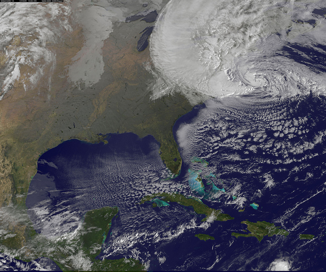 Image by NASA Goddard Space Flight Center on Flickr.com. (This is not a picture of Hurricane Katrina itself, but it shows the a hurricane and the Gulf Coast where Katrina hit.) 