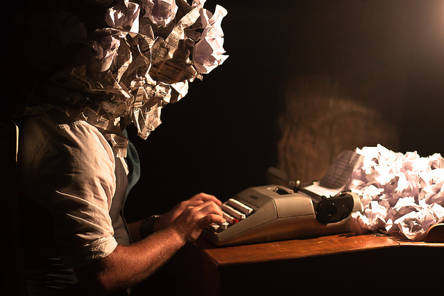 "Writer's Block I" by Drew Coffman on Flickr. Licensed under CC BY 2.0.