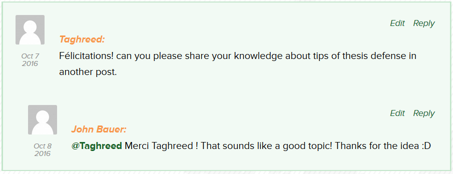Taghreed comment
