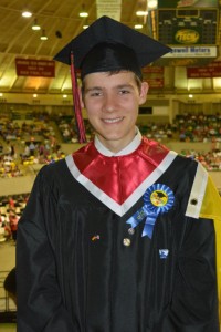 Me at graduation of high school in Arkansas!