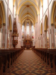 Kirche in Zwiesel, Bayern. Photo credit: Constanze Arnold.