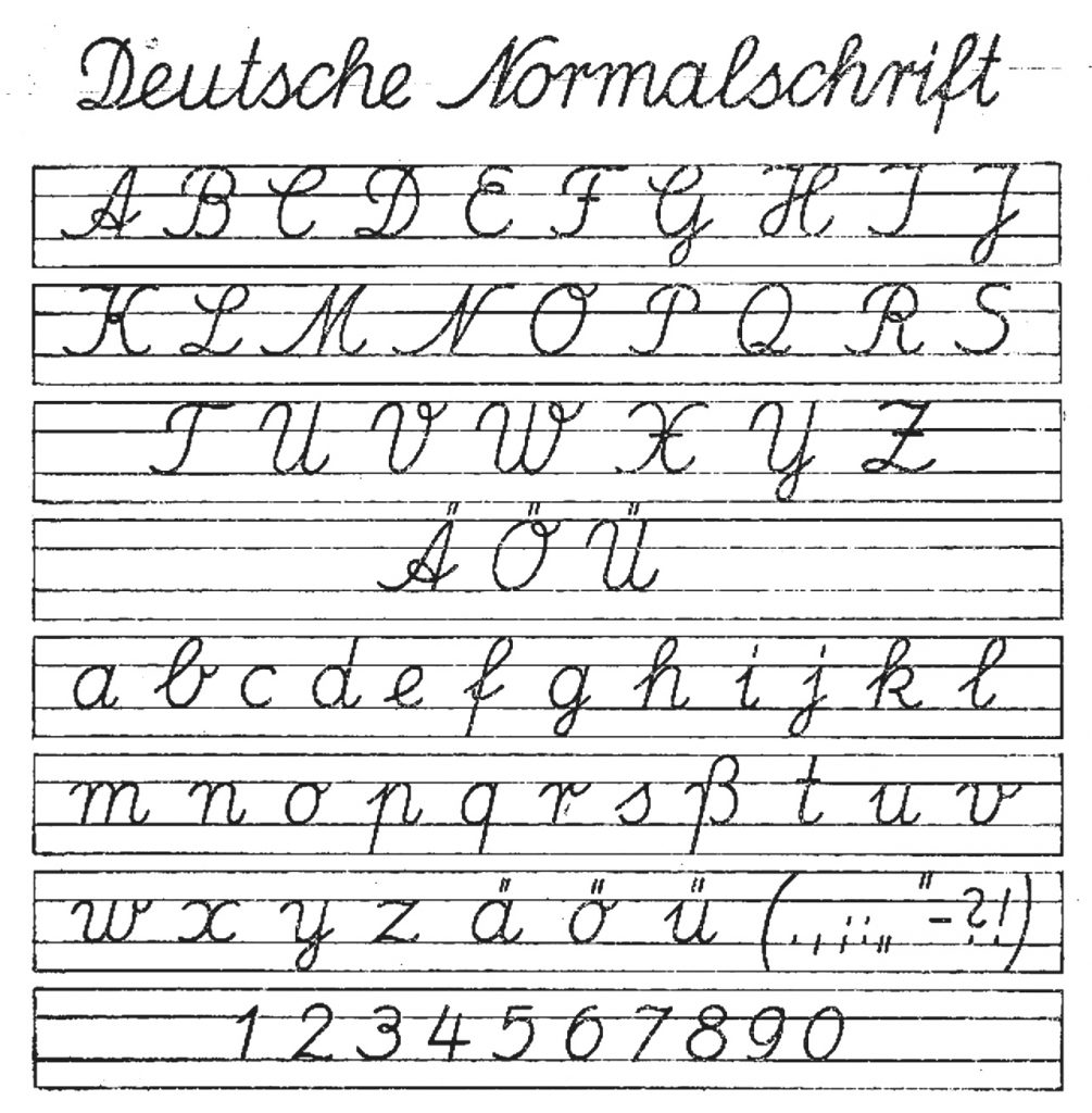 german handwriting
