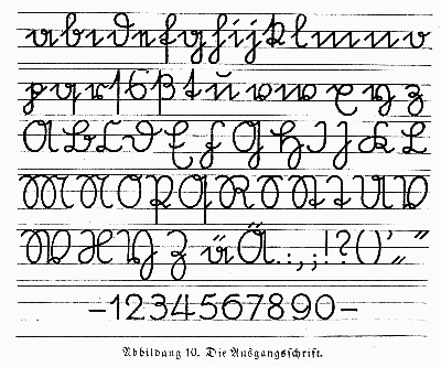 german handwriting