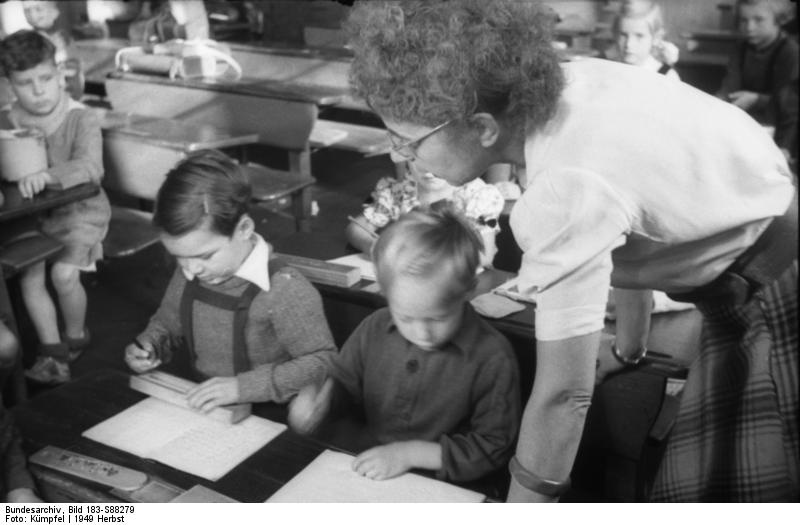 Fräulein Lehrerin Teacher Berlin 1949