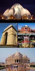 Delhi by by Nikkul via Wikipedia