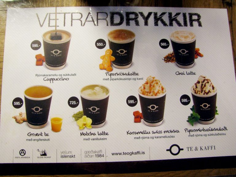 How to order coffee in Icelandic Icelandic Language Blog