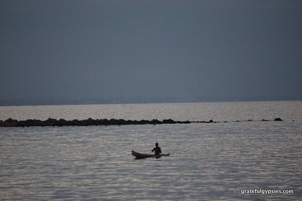 A fisherman in Flores.