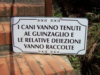 Funny Italian Warning Signs | Italian Language Blog