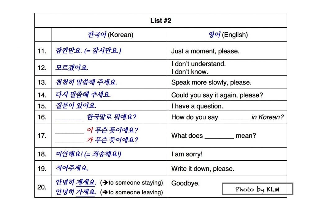 10 Vital but Simple Expressions in Korean #2 | Korean Language Blog