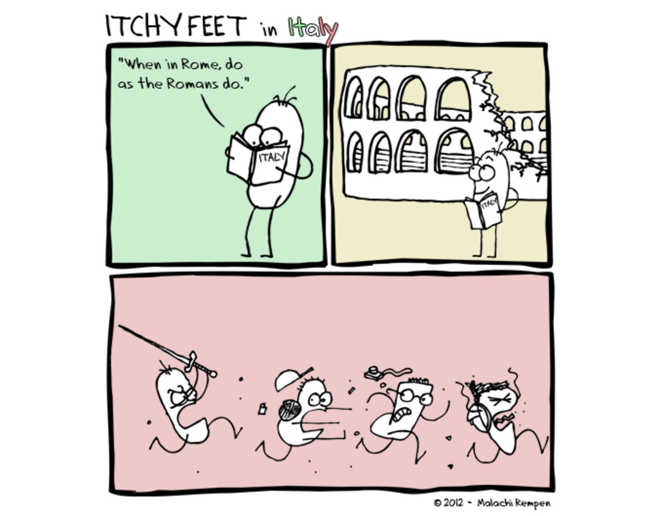 Itchy Feet: Literally