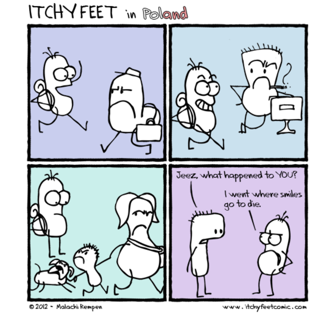 Itchy Feet: Cheer Up
