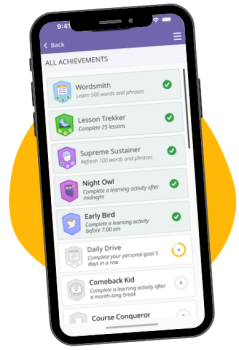 Badges in Transparent Language Online