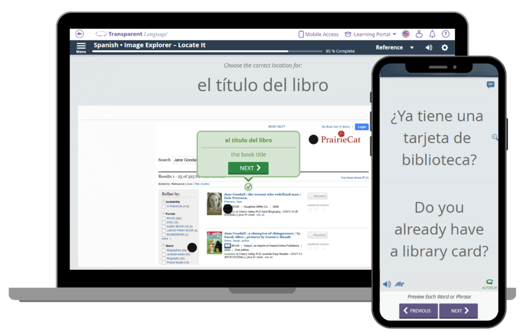 free Spanish course for library staff