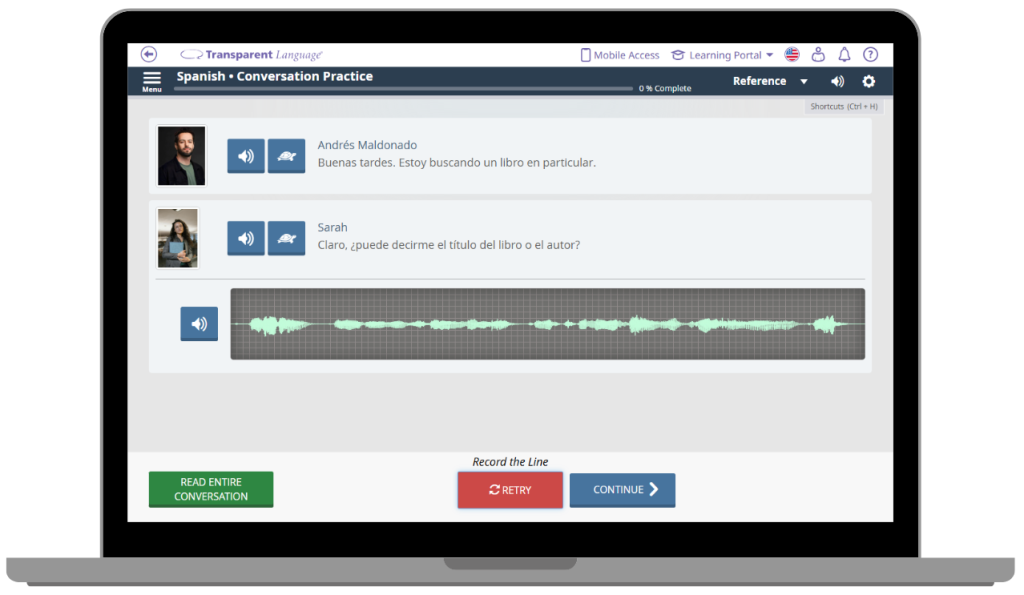 online Spanish course for librarians
