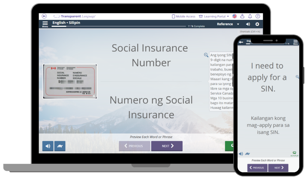 online English course for immigrants in Canada