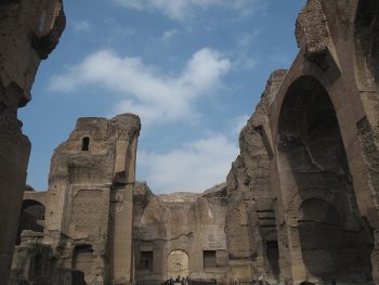 Baths of Caracalla. Photo by isawnyu.
