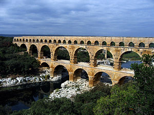 Pont du Gard, Roman Empire. Courtesy of Emanuele.