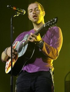 Chris Martin from Coldplay.
