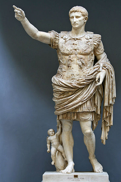 The statue known as the Augustus of Prima Porta, 1st century