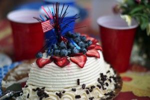 Fourth of July Cake. Courtesy of WikiCommons & Victorgrigas.