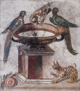 Roman Mosaic from House of Faun. Courtesy of WikiCommons, Marie-Lan Nguyen, Jastrow.