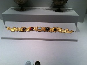 Funeral Crown (perhaps Augustus wore something like this?) 50-25 BCE made from gold and glass. Courtesy of the Getty Villa.