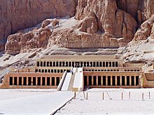 Djeser-Djeseru is the main building of Hatshepsut's mortuary temple. Courtesy of Wikicommons.