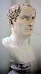 Bust of Julius Caesar. Courtesy of WikiCommons.