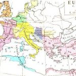 Europe in 476, from Muir's Historical Atlas (1911). Courtest of Wikicommons.