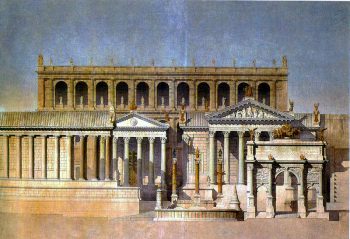 Roman Forum reconstruction