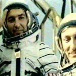 Soyuz 30 Klimuk and Hermaszewski before launch Credit: RKK Energia