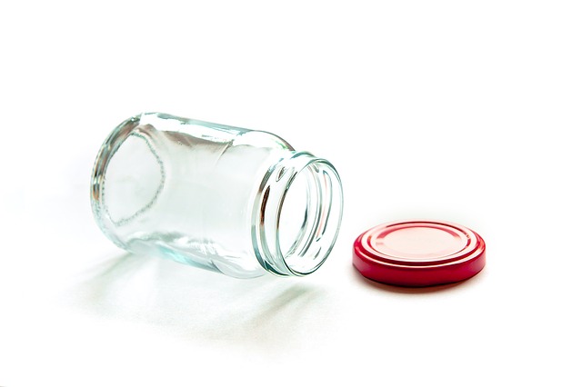 empty glass container