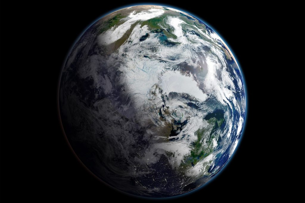 earth seen from space