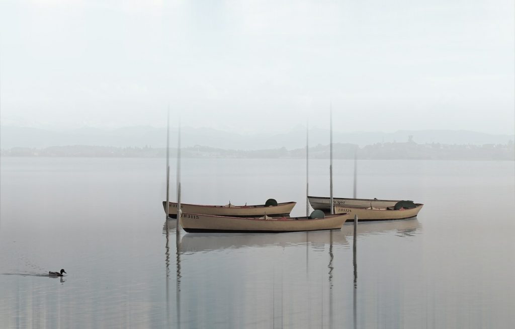 three boats