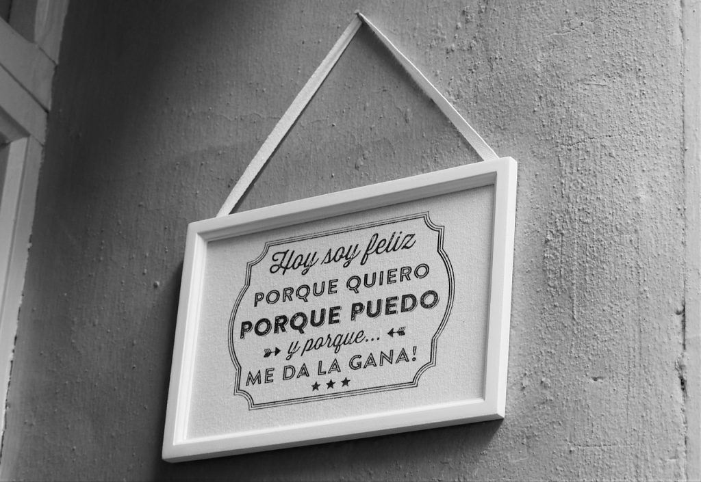 sign in Spanish