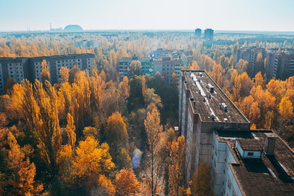 View from Pripyat