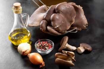 Mushrooms, Onion, Spices, Olive Oil