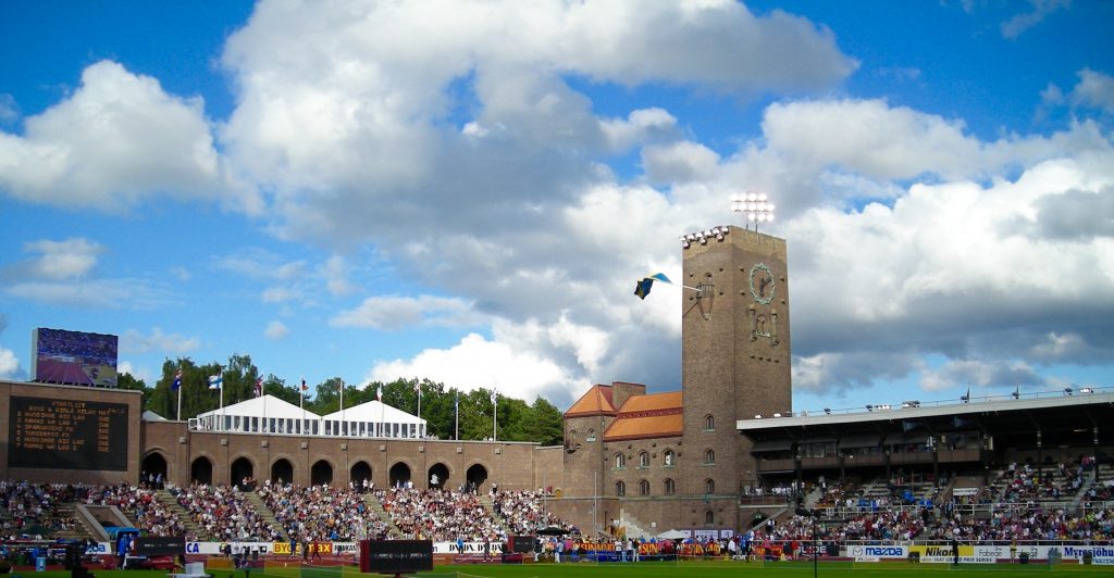 Stockholms Stadion, the home of the 1912 Summer Olympics. Photo credit: Marcus Cederström