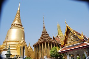 Inside Wat Phra Kaew, Bangkok.