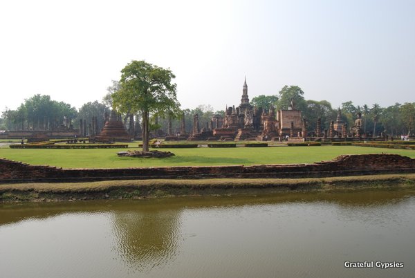 The ruins of Sukhothai in Thailand.