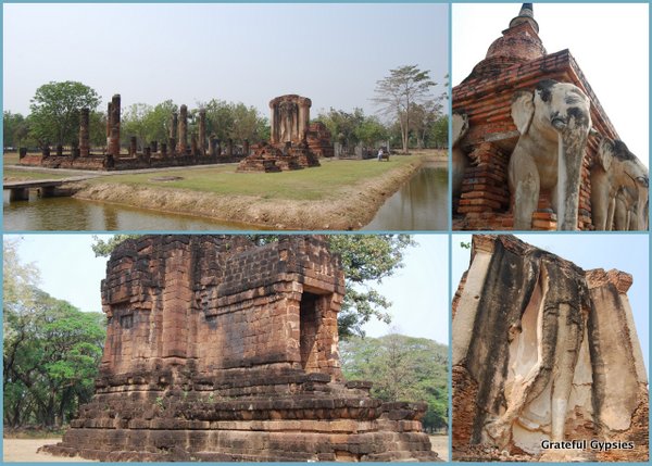 Less restored temples.