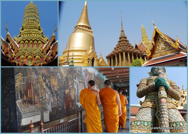 Thailand's most sacred temple - Wat Phra Kaew.
