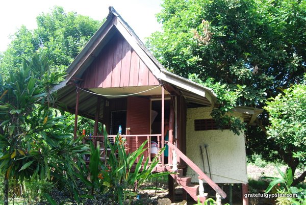 Our simple room at Jungle Huts.