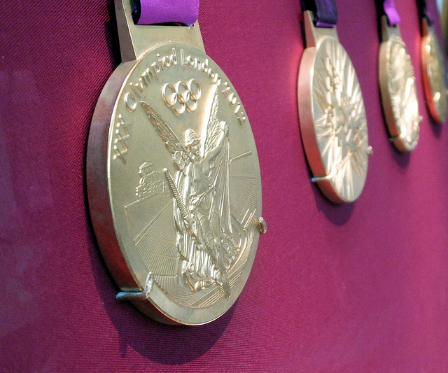 2012 gold medals. Image by James Cridland from flickr.com.